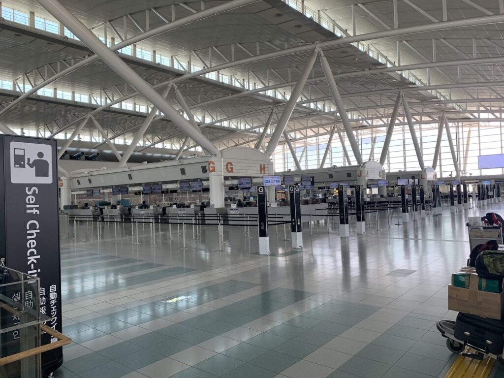 コロナ禍での台湾語学留学 空港到着